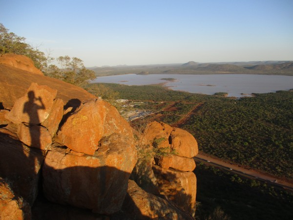Gaborone dam View from Kgale hill by Collen Mashila